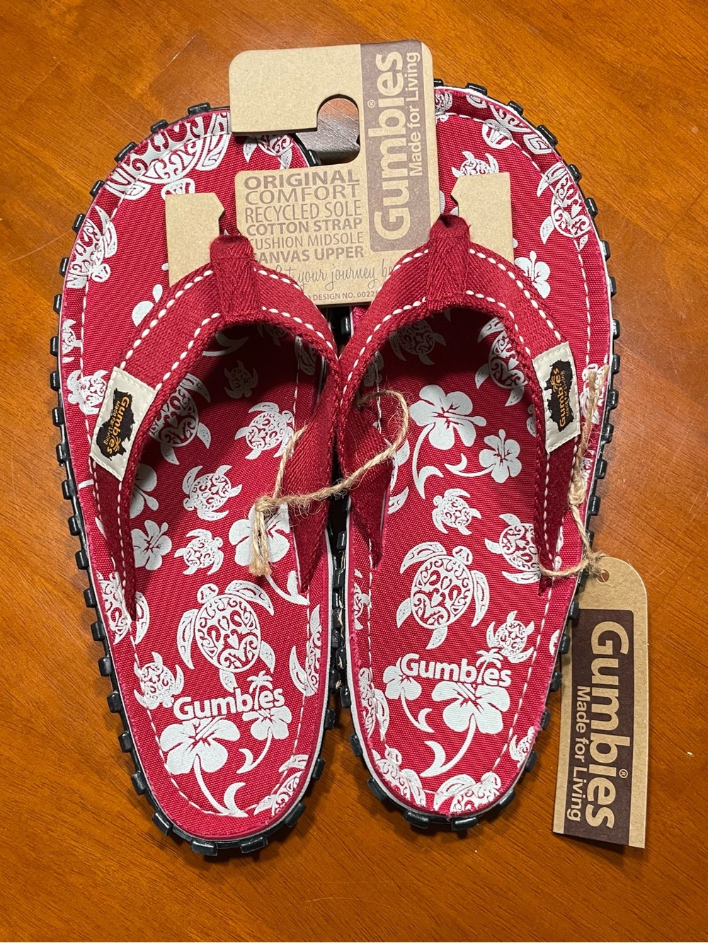 Men's Gumbies Islander Red Flip-Flop Sandals